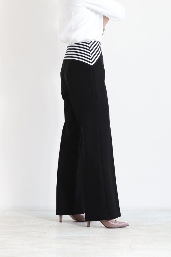 BORDERS at BALCONY(ボーダーズアットバルコニー) FLARE PANTS