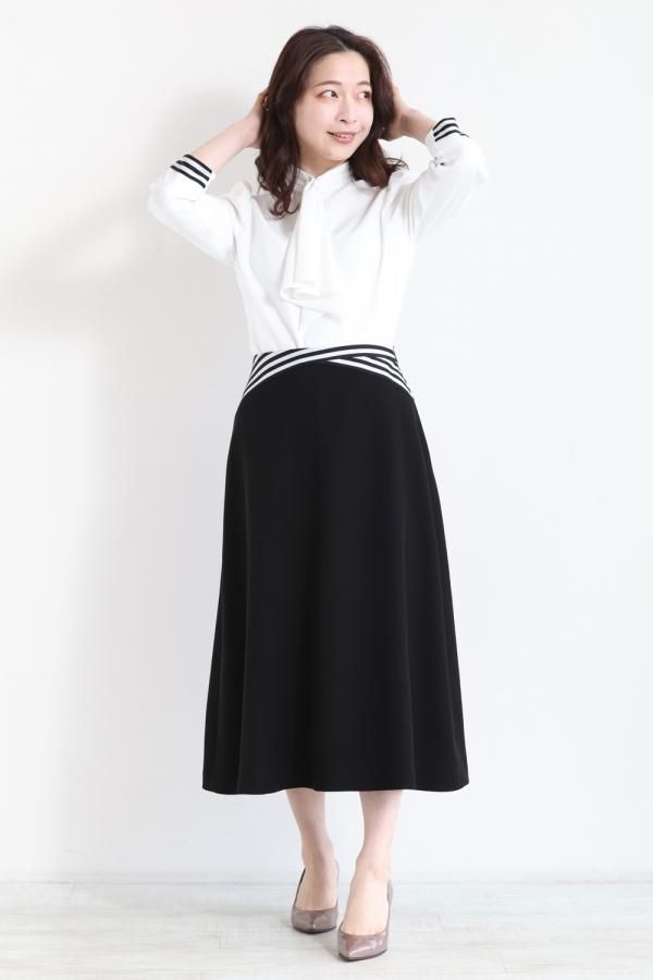 BORDERS at BALCONY(ボーダーズアットバルコニー) FLARE SKIRT ...