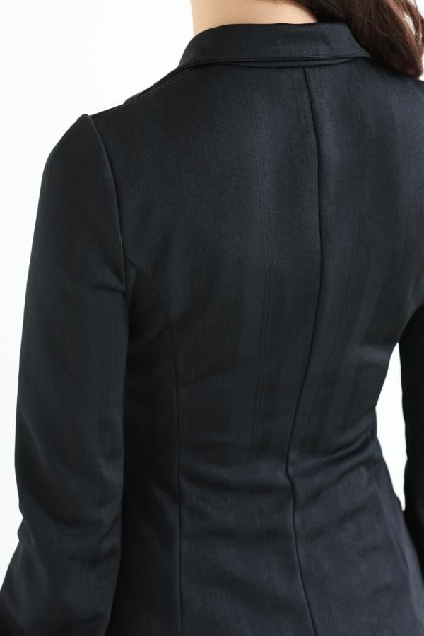 mame - マメ 22SS MM22PS-JS722 Double-Layer Stripe Jersey