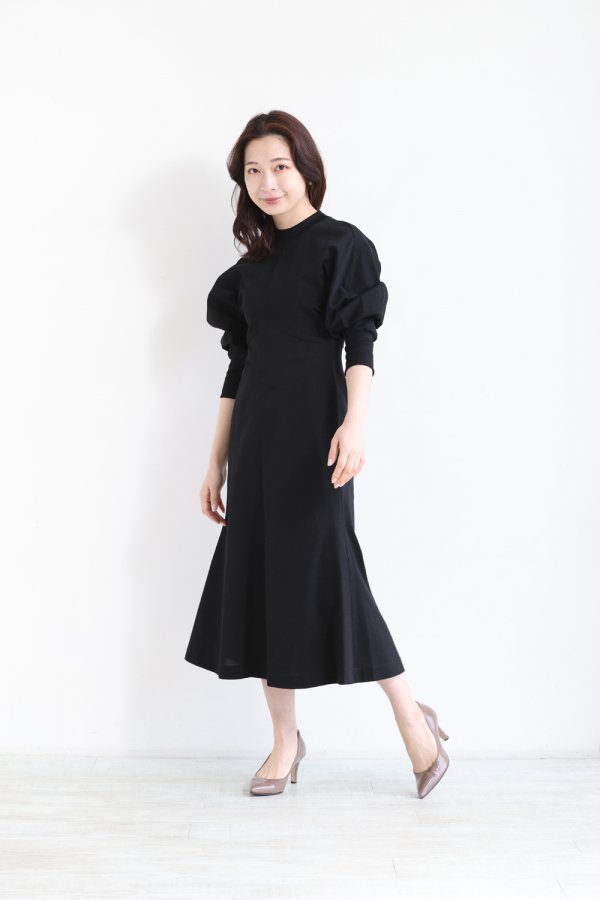 ワンピースMame Kurogouchi / マメクロゴウチ | 2022SS | Classic Cotton Dress / クラシック コットン ドレスワンピース | 2 | カーキ | レディース