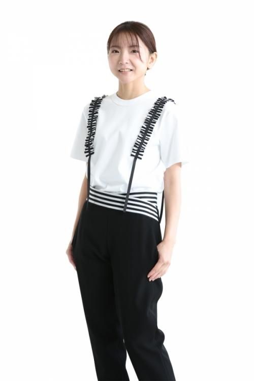 BORDERS at BALCONY(ボーダーズアットバルコニー) SUSPENDER TEE 