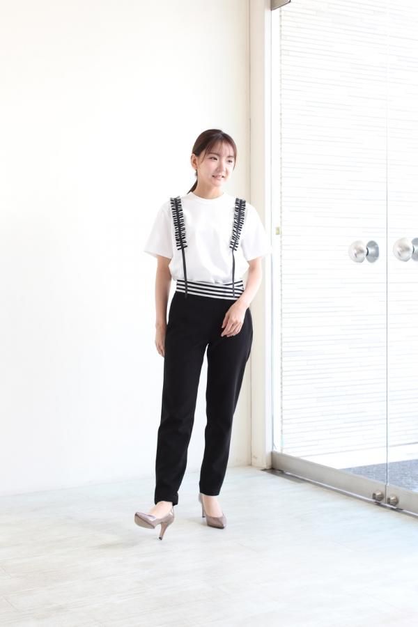 BORDERS at BALCONY(ボーダーズアットバルコニー) SUSPENDER TEE ...