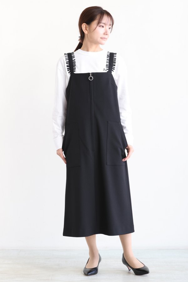 BORDERS at BALCONY(ボーダーズアットバルコニー) FRILL STRAP JUMPER