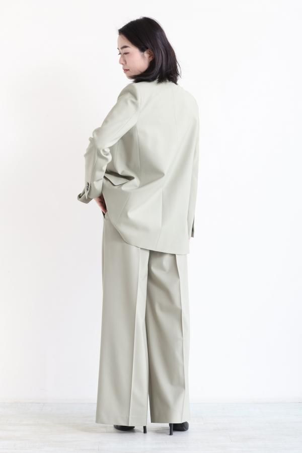 Theory(セオリー) TRACEABLE WOOL RELAXED TROUSER SOFT SAGE