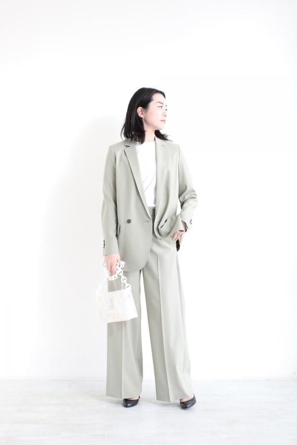 【激安大特価！】 Theory(セオリー) TRACEABLE WOOL RELAXED TROUSER SOFT SAGE スーツ・フォーマル・ドレス