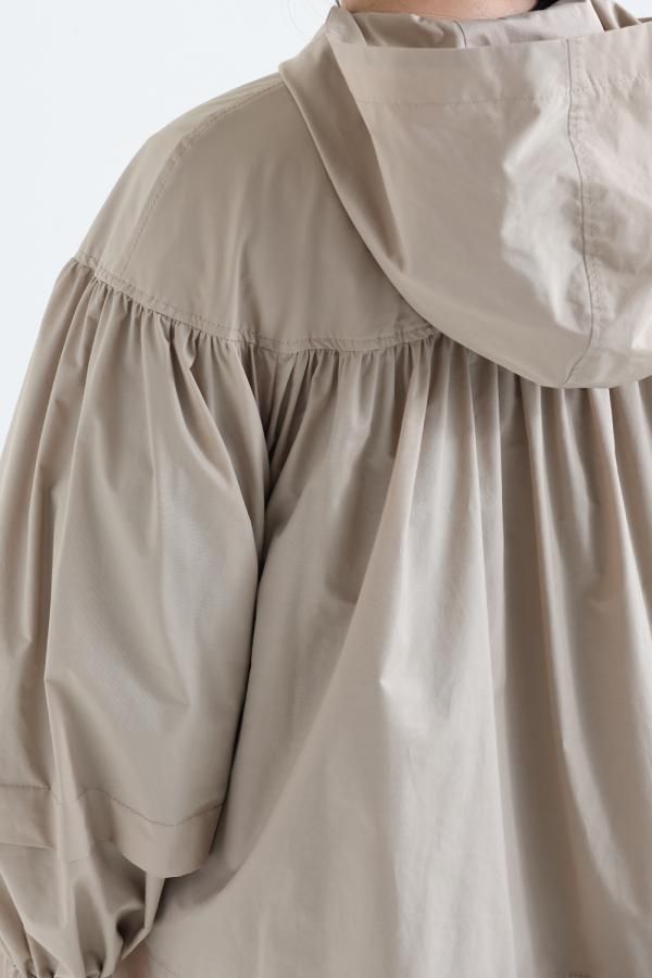 Ballsey(ボールジィ) ライトタフタ フーデッドショートコート