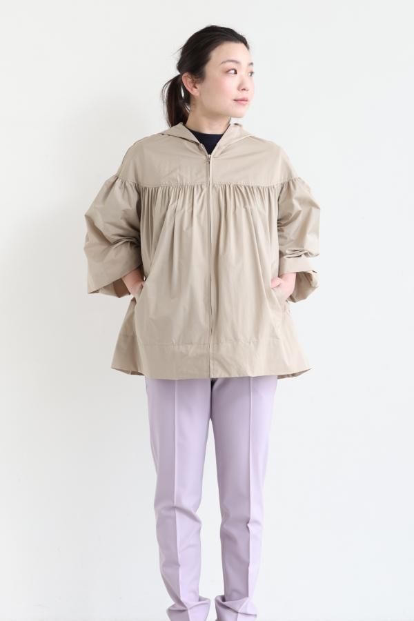 Ballsey(ボールジィ) ライトタフタ フーデッドショートコート