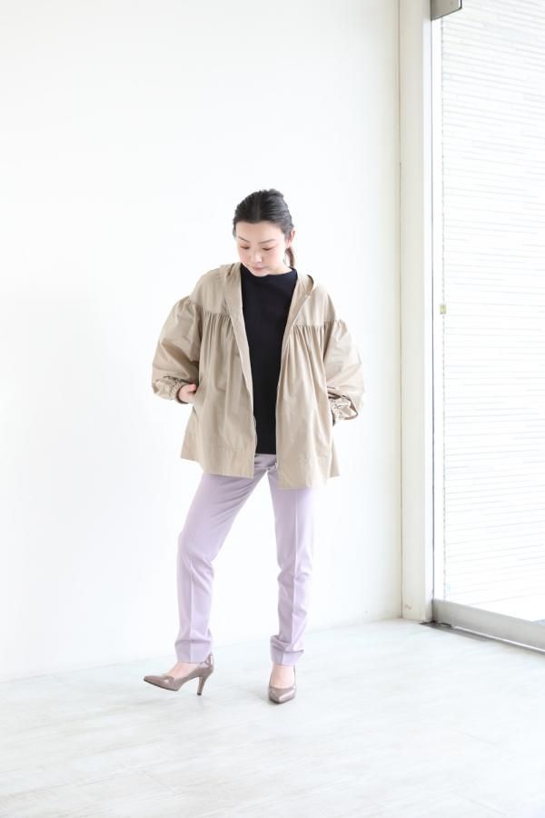 Ballsey(ボールジィ) ライトタフタ フーデッドショートコート 