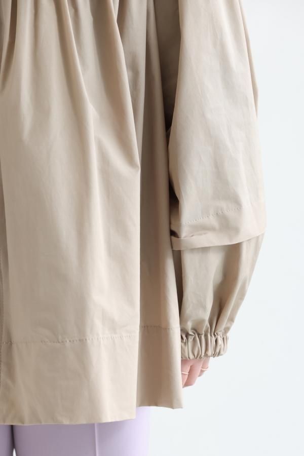 Ballsey(ボールジィ) ライトタフタ フーデッドショートコート
