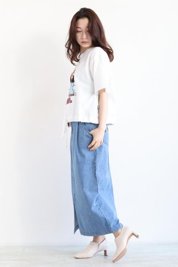 MUVEIL(ミュベール) ポパイプリントTシャツ - YAMAROKU MUVEIL(ミュベール) ポパイプリントTシャツ - YAMAROKU