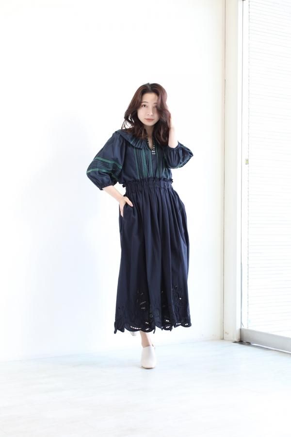 MUVEIL(ミュベール) MUVEIL×Dickies コラボデニムスカート pink