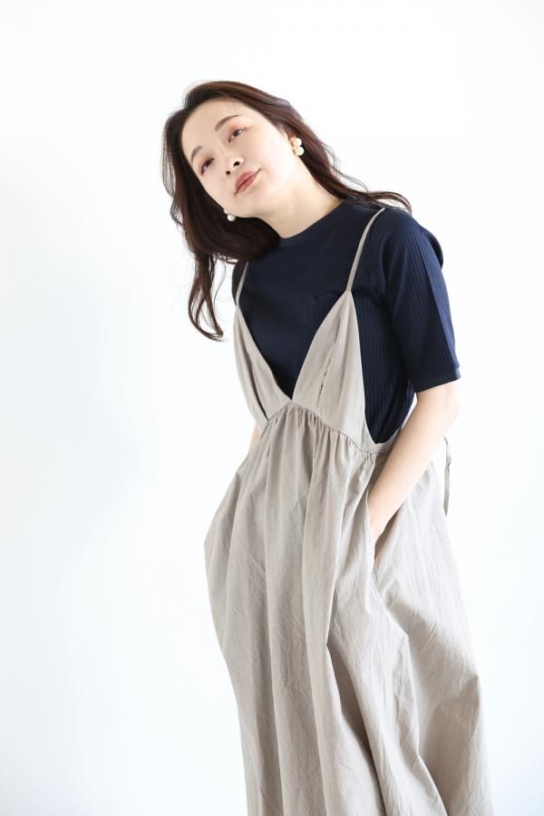 【SALE 50%OFF】[WHSP-UW130]unfil(アンフィル) chambray weather-cloth camisole  top/キャミソールトップ | WOODY HOUSE／ウッディーハウス