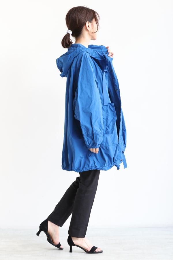 MACPHEE ポリエステルナイロンタフタ フーデッドブルゾン美品 MACPHEE(マカフィ) ポリエステルナイロンタフタ フーデッド