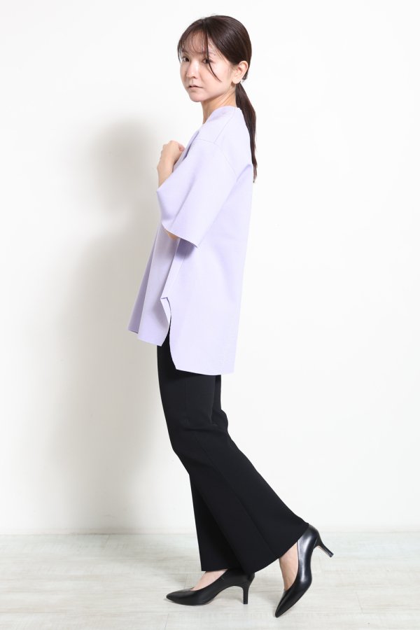 Mame Kurogouchi(マメ) Milano Ribbed Flared Trousers - YAMAROKU