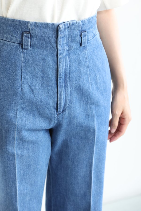 Mame Kurogouchi(マメ) High-Waisted Flared Demin Jeans - YAMAROKU ...