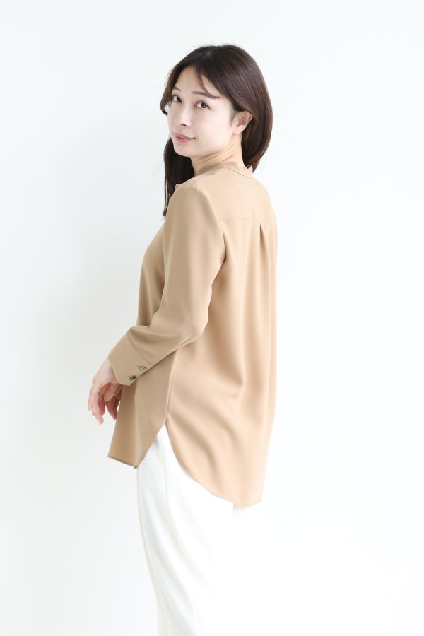 Theory(セオリー) PRIME GGT TIE BLOUSE - YAMAROKU（ヤマロク