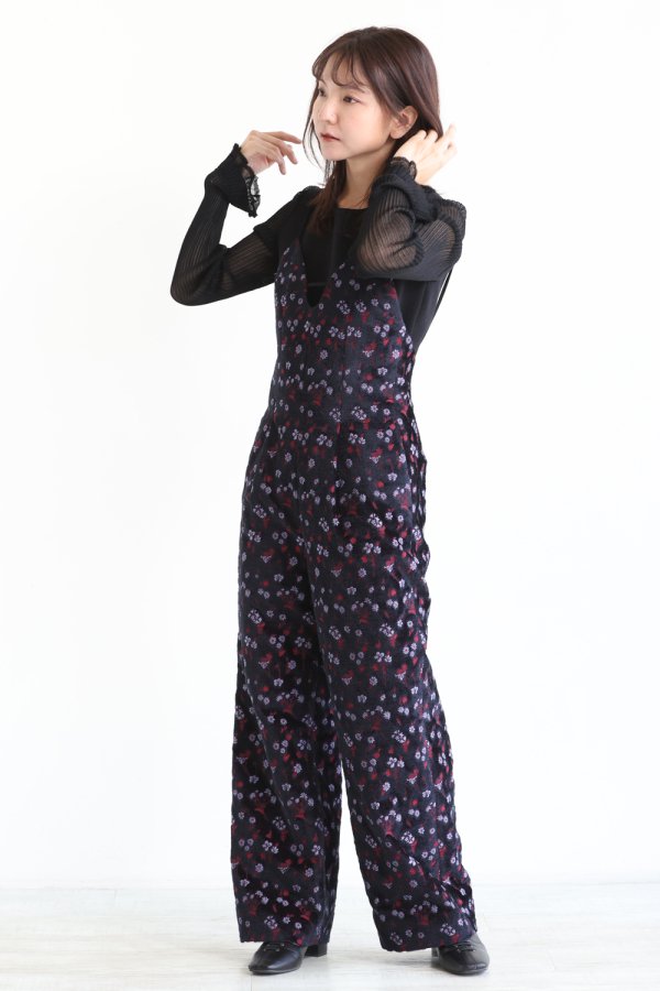 Mame Floral Jacquard Jumpsuits サイズ2 - サロペット/オーバーオール