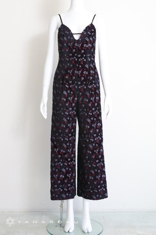 Mame Kurogouchi(マメ) Floral Jacquard Sleeveless Jumpsuits - YAMAROKU（ヤマロク）  オンラインストア