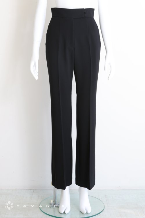 Mame Kurogouchi(マメ) High Waisted Center Creased Suit Trousers ...