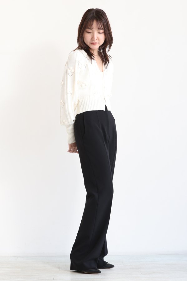 Mame Kurogouchi(マメ) High Waisted Center Creased Suit Trousers