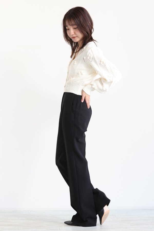 Mame Kurogouchi(マメ) High Waisted Center Creased Suit Trousers