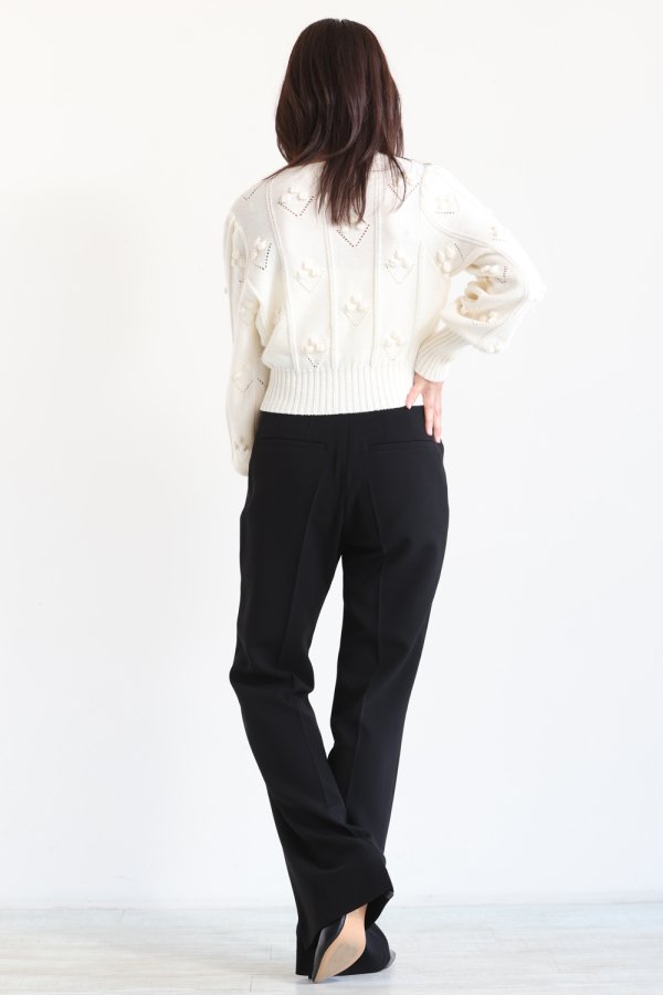 Mame Kurogouchi(マメ) High Waisted Center Creased Suit Trousers 