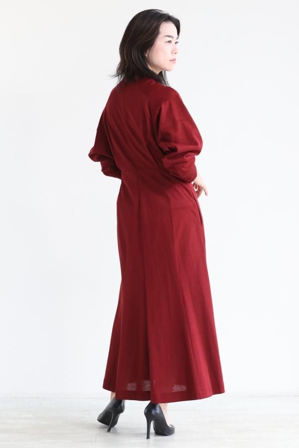 メーカー包装済 mame kurogouchi Cotton V-neck cotton dress Dress