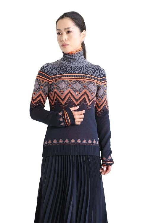 Mame Fair Isle High Neck Knitted Top | www.innoveering.net