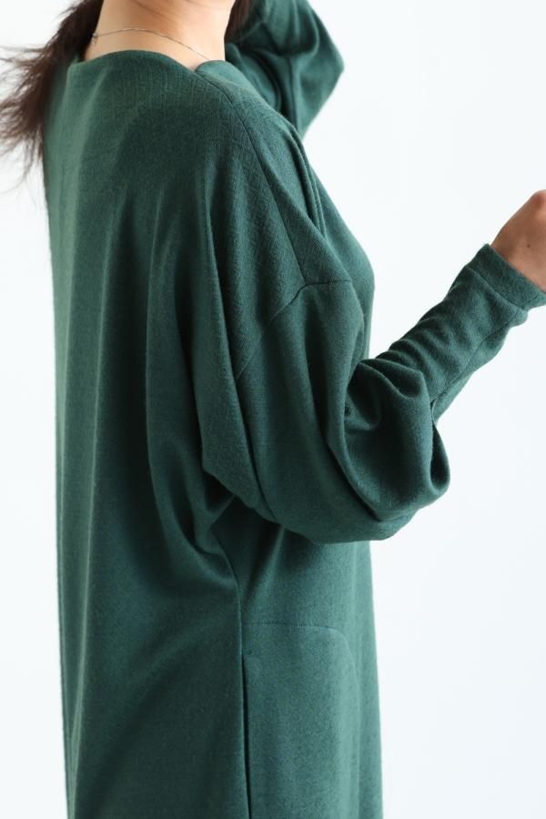 Mame Kurogouchi(マメ) Classic Jersey Dress GREEN - YAMAROKU