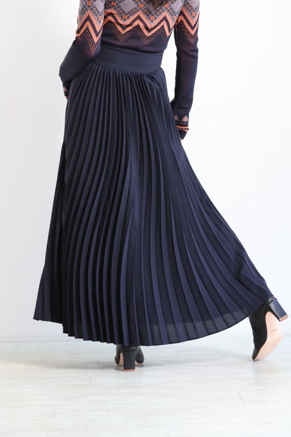 美品◎ マメクロゴウチ Pleats Knit Flared Skirt M | labiela.com