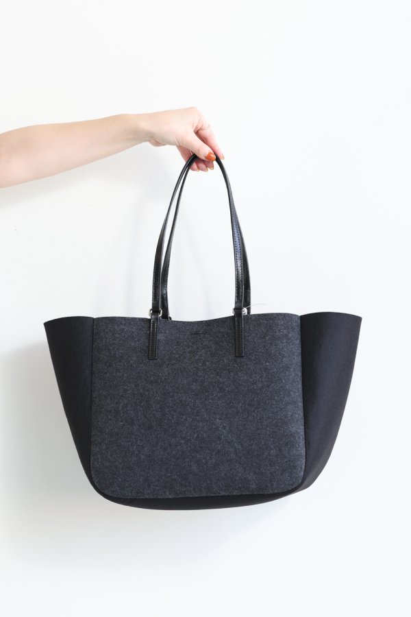 YAHKI(ヤーキ) FELT TOTE BAG GREY - YAMAROKU（ヤマロク） オンラインストア