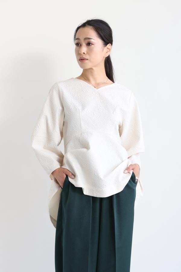 ELENDEEK(エレンディーク) COCOON SL PEPLUM JQ BL - YAMAROKU