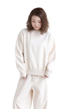 unfil(アンフィル) vintage cotton fleece sweatshirt  natural