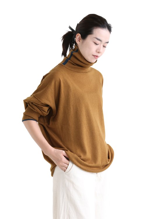 SIWALY(シワリー) High Gauze Pullover camel - YAMAROKU（ヤマロク） オンラインストア