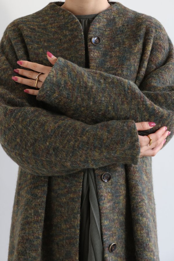【Hella】shaggy wool coat
