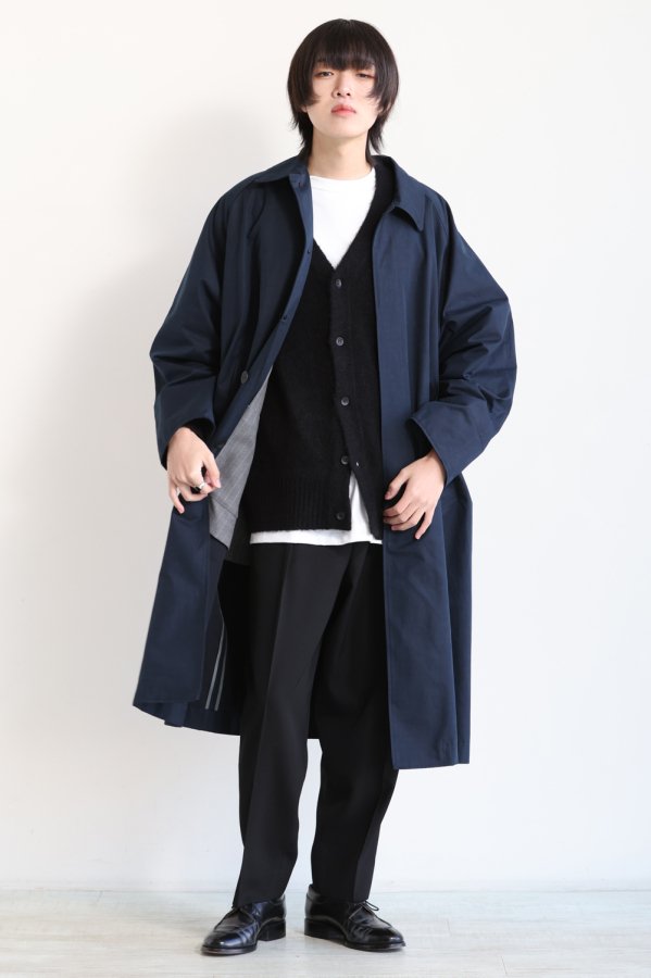 SIWALY fluid(シワリー) 【UNISEX】Soutien collar Coat - YAMAROKU