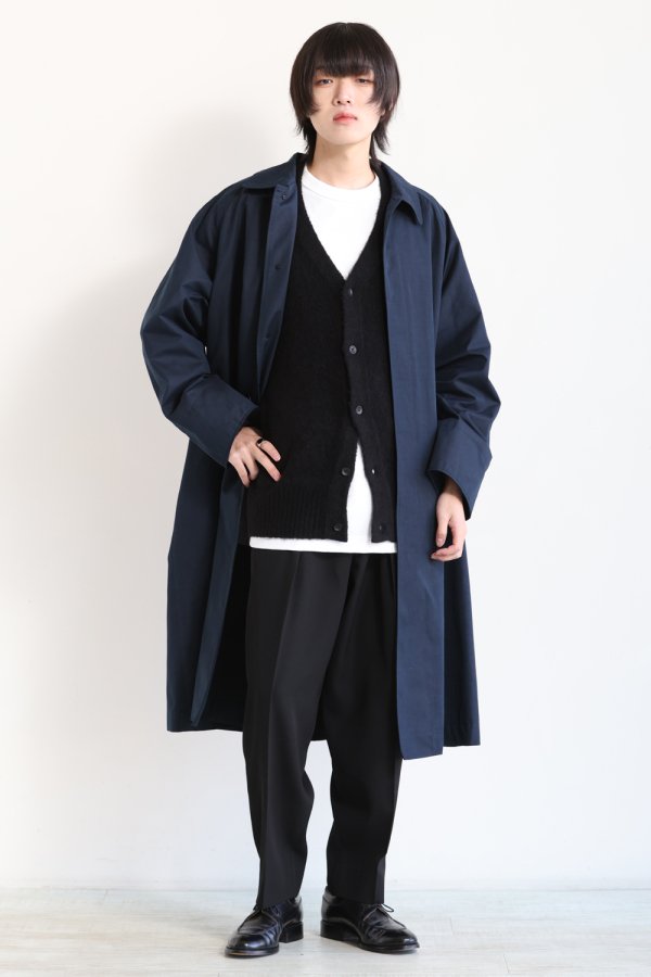 SIWALY fluid(シワリー) 【UNISEX】Soutien collar Coat - YAMAROKU（ヤマロク） オンラインストア