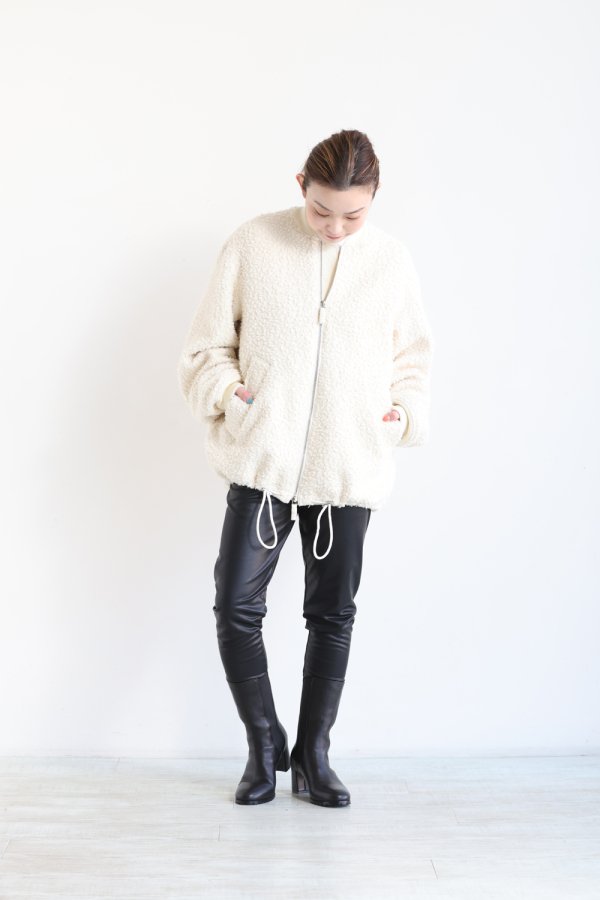 unfil(アンフィル) wool-boa bomber jacket - YAMAROKU（ヤマロク ...