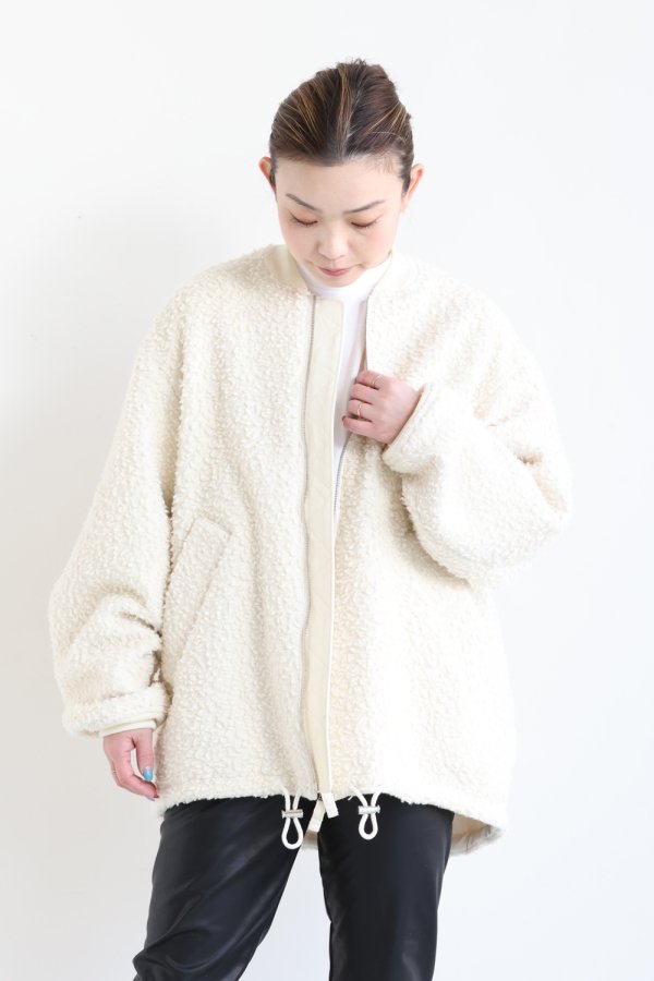 unfil(アンフィル) wool-boa bomber jacket - YAMAROKU（ヤマロク ...
