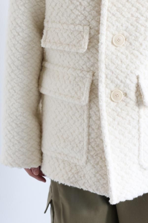 MACPHEE(マカフィ) フラッフィー オーバーサイズジャケット - YAMAROKU