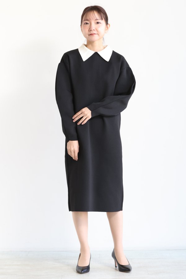 MARILYN MOON(マリリンムーン) cleric collar polyester minimum dress 