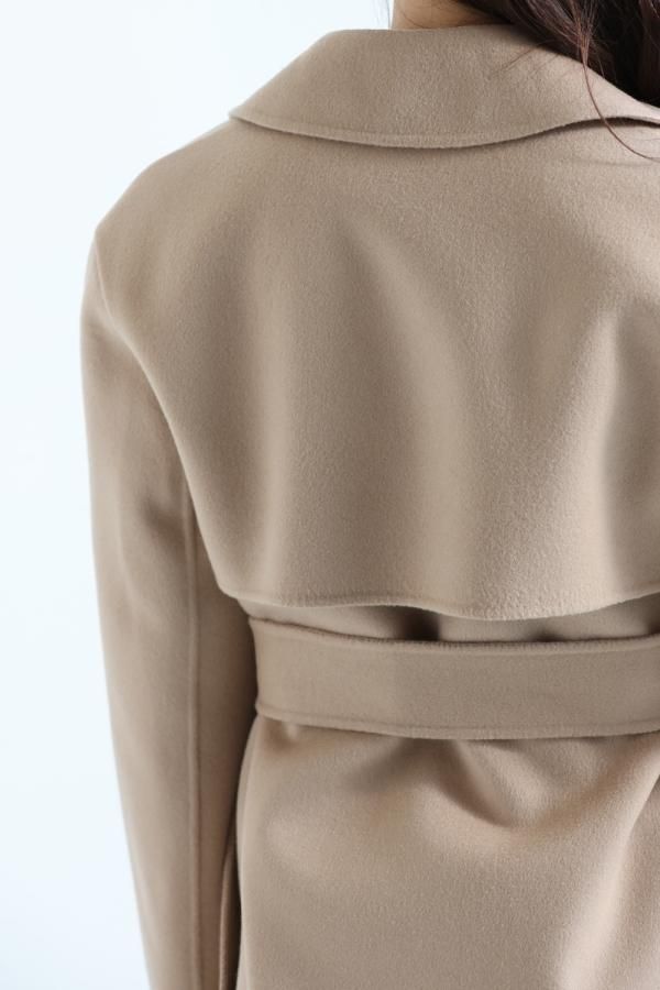Theory(セオリー) LUXE NEW DIVIDE WRAP TRENCH PALOMINO