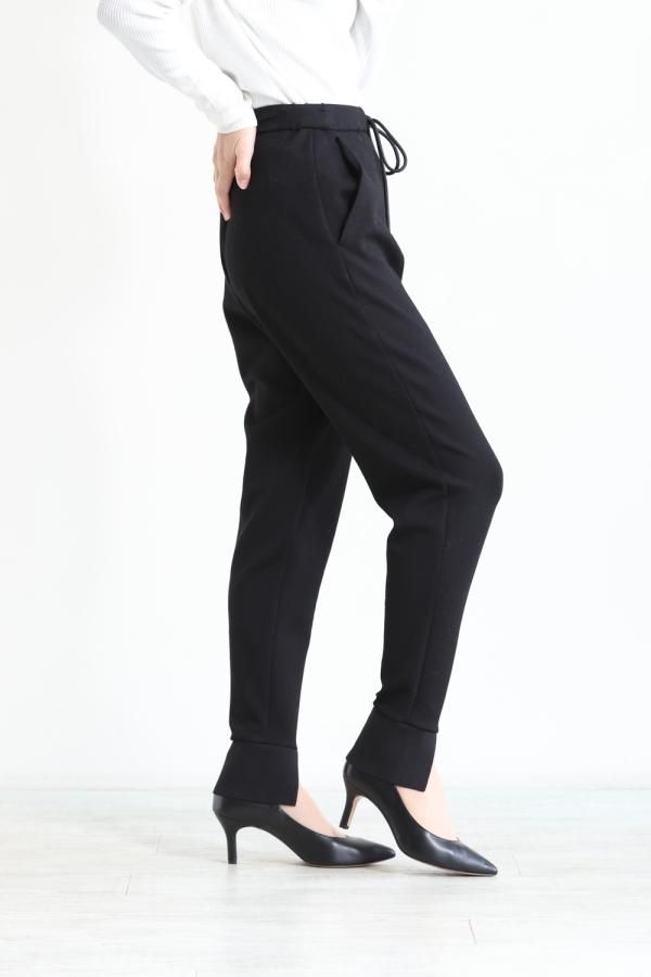 スカート DoubleKnit LT N Knit Trouser SKTJ theory Theory(セオリー) DOUBLE KNIT LT N EASY TRACK PANT CHARCOAL