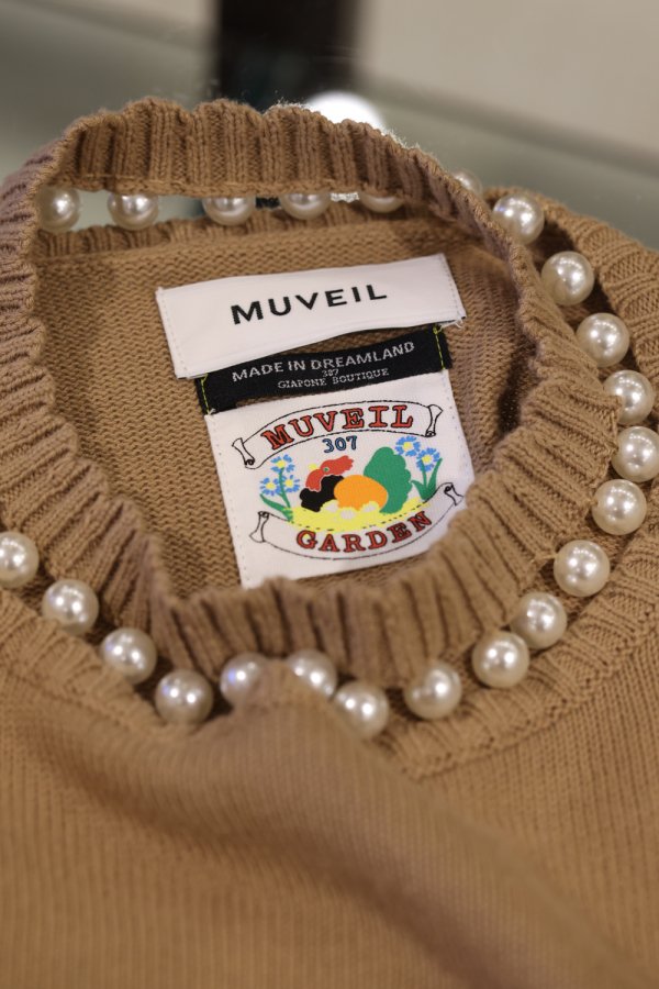 正規店仕入れの MUVEIL ミュベール ライオンニットプルオーバー