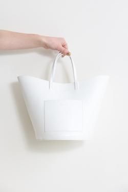 YAHKI(䡼) TOTE BAG  PEARL WHITE