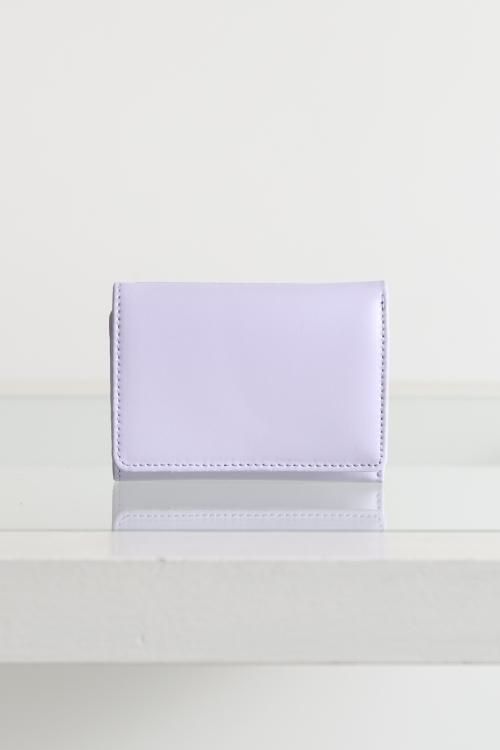 YAHKI(ヤーキ) SMALL LEATHER GOODS 三つ折りウォレット LILAC ...