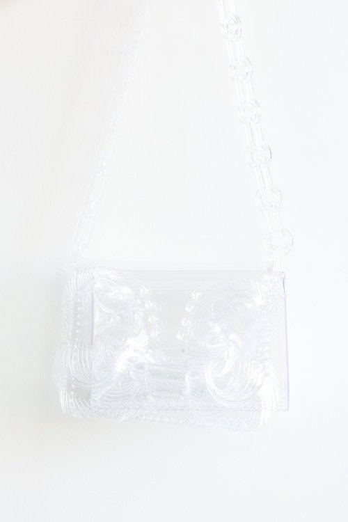 Mame Kurogouchi(マメ) Transparent Sculptural Mini Chain Bag CLEAR -  YAMAROKU（ヤマロク） オンラインストア