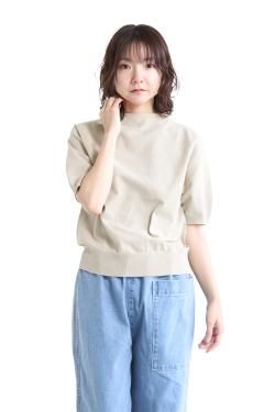 unfil(ե) stretch organic cotton bottle neck sweater