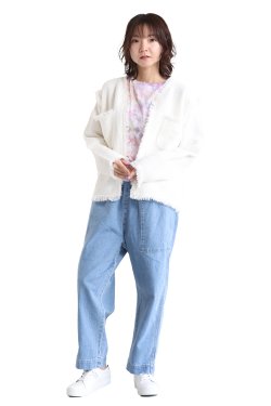 <img class='new_mark_img1' src='https://img.shop-pro.jp/img/new/icons20.gif' style='border:none;display:inline;margin:0px;padding:0px;width:auto;' />ADAWAS(凉) SUMMER TWEED KNIT JACKET
