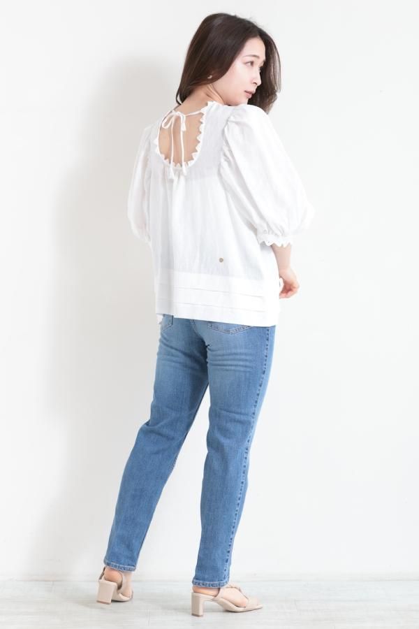 n*o様 muveil パフスリーブラメプルオーバー n*o様 muveil パフスリーブラメプルオーバー n*o様 muveil